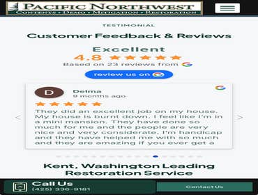 Slavik Petrus Pacific Northwest Restoration1 Fire restoration. Mold mitigation Water mitigation. Demolition. Content restoration.