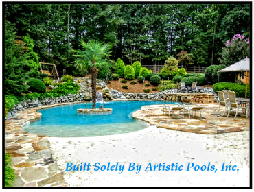 Tropical Beach Swimming Pool