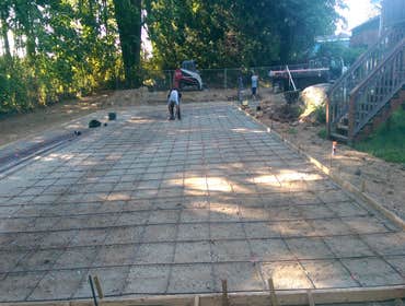 project32 sports court and over the garage addition