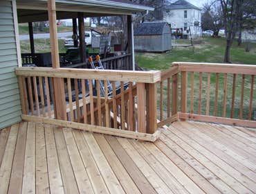 Cendroski Construction Project Before and after shots of different projects.