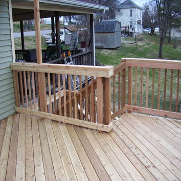 Cendroski Construction Project Before and after shots of different projects.