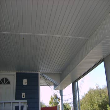 East Coast Remodeling Inc Project 1 Exterior remodeling adding new solid core insulated siding by Craneboard. Showing before and after photos