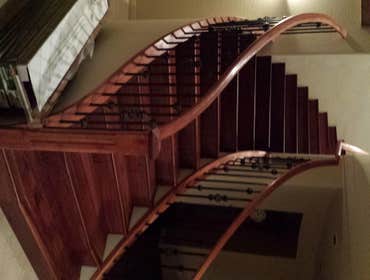 Stairs, Stairs and more Stairs! Want a custom stair case? Just looking to upgrade? We can do it for you!