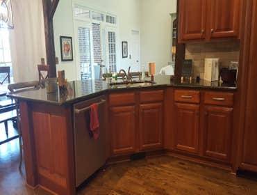 Large remodel project at a home in the Concord Hunt subdivision