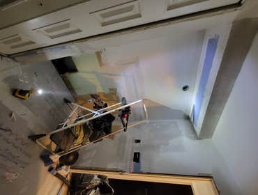 Photos by Orion Modern Concepts #3 New Modern Bath in progress