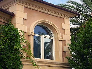 Windows and ornaments