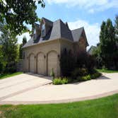 Residential home built (driveway with Epoxy trim)