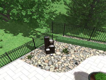 3D Design & Build Back Yard Pool & Living Space Design