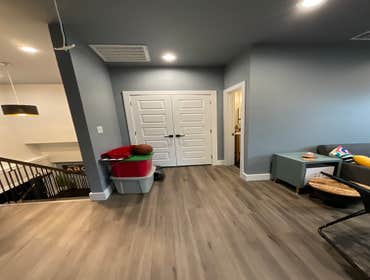 Second story Addition Photos by J Rods Full bathroom game room and 2. Bedroom with closets
750 sqf
Additional work bigger pantry, mudroom and family r
