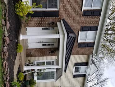 Portico completed (after picture)