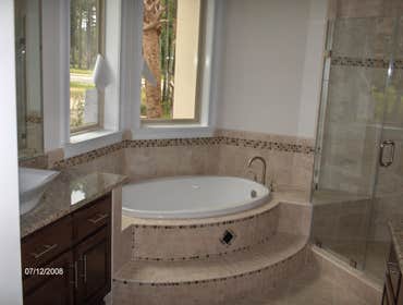 Project photos from trademark building company llc custom homes, exterior renovation, neighborhood entrance