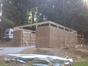 30'x40' two story with lean to