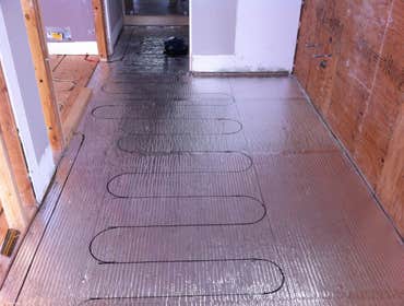 Radiant Heating Installation