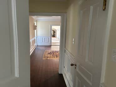 Photos by McEvoy Painting #1 Repaired damaged walls and trim after a move in. Repaint ceilings walls and woodwork