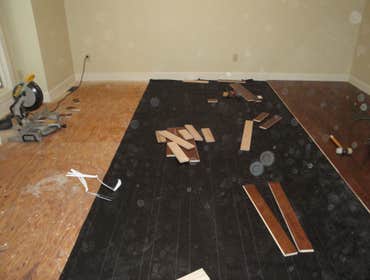 saddle wood floor prefinished, red oak 3 1/4 install over 1000 sqft.