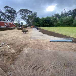 Photos by Fuentes & Sons Landscaping, Inc. #1 School field renovation