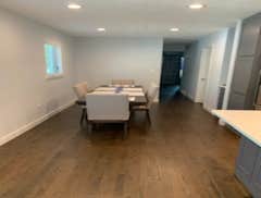 Photos by Es Carpentry Inc #1 Basement and first Floor complete gut and Remodel