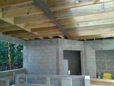 walls and roof