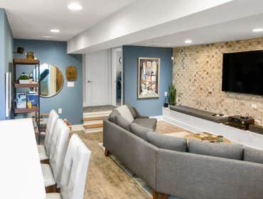 Rear Staircase Addition with Kitchen and Basement Renovation
