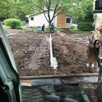 New Sewer line install