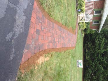 Hardscape work Concrete work, stone and pavers.