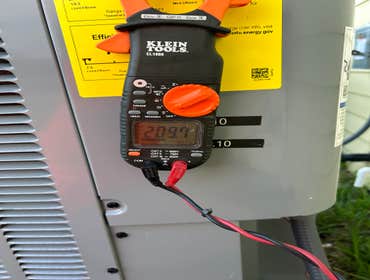 Voltage Reading for AS-Build Document at Commercial Job