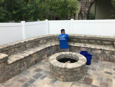 Pavers & Fire Pit