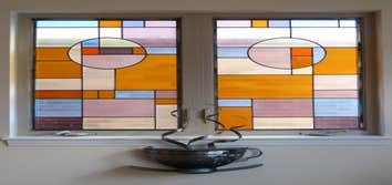 Glass tables, counters, backsplashes
