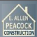 E Allen Peacock Construction Co logo