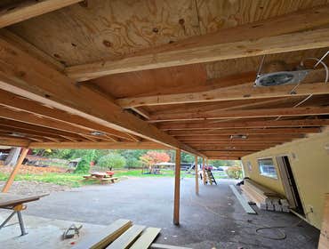 Kitchen and Patio Remodel Mulino Oregon In this project, we completely remodeled the kitchen, moved some walls, and opened the space. We also did the w