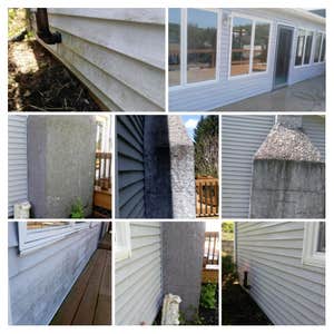 Photos by Aft Painting Pressure wash exterior