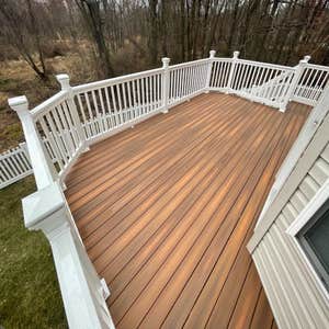 Decking and fencing