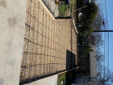 Foundation 800 SF Foundation with driveway extension