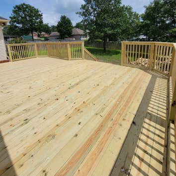 Custom Treated Deck