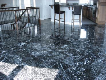 marble tile floor