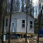 Snowy Hunters Get Away This hunting get away was situated in the mountains just across the border in VA. An old military friend wanted something built 