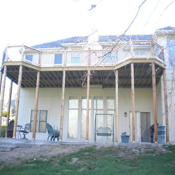 CUSTOM DECKS IF YOU WANT A NEW DECK, WE HAVE BUILT HUNDERED AND WILL DO IT RIGHT, NO SHORTCUTS.