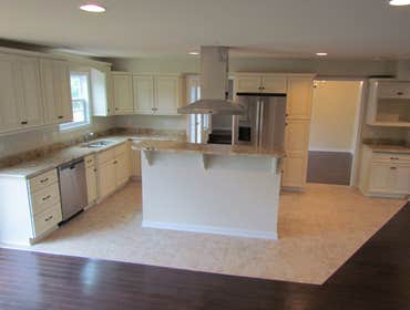 upgraded white kitchen