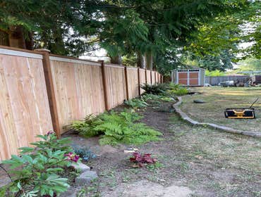 Wood fence #23