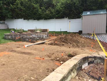Site Work Patio and Deck