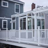 Same sunroom outside. Almost complete.
