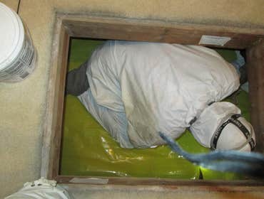 Vapor barrier installation