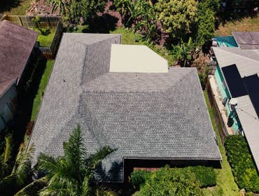 Photos by Louis Roofing #1 Reroof of shingle and flat roof