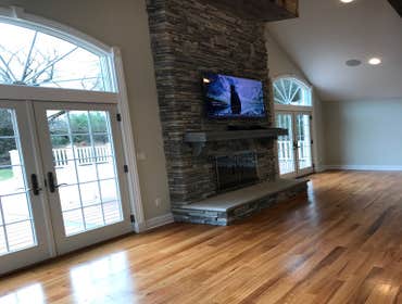 Custom Stone Fireplace