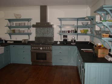 Open shelves