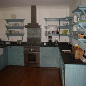Open shelves