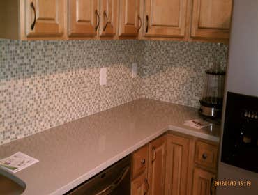 Basement remodel: kitchen area