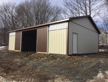 Photos by Pioneer Pole Buildings #1 40’ W X 60’ L X 12’ H