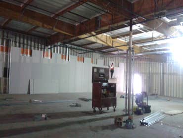 Cerritos, CA OFF BROADWAY SHOES T.I Project, Metal Framing, Drywall, Installed Doors, FRP....