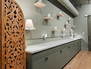 Green Room Spa and Apothecary Commercial Tenant Buildout.